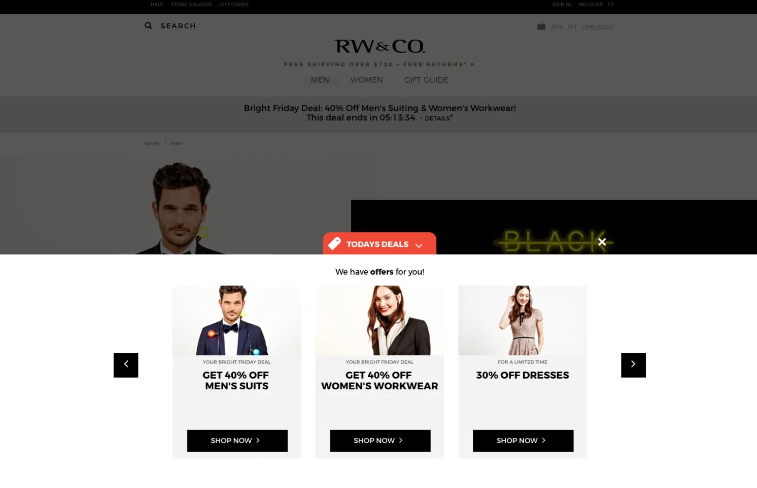 eCommerce Footer Example