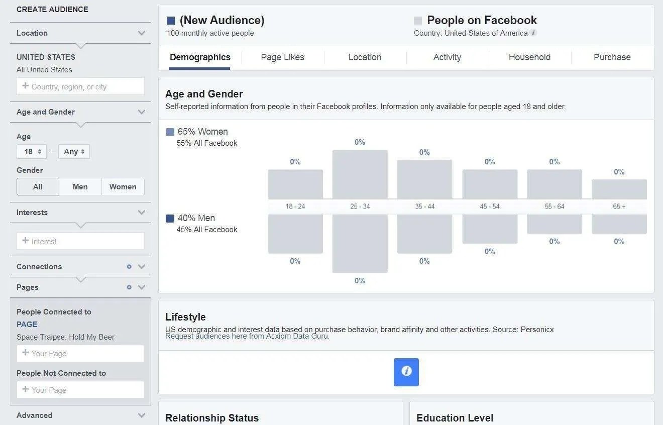 Facebook Audience Insights