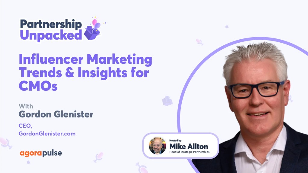 Influencer Marketing Trends & Insights For CMOs w/ Gordon Glenister