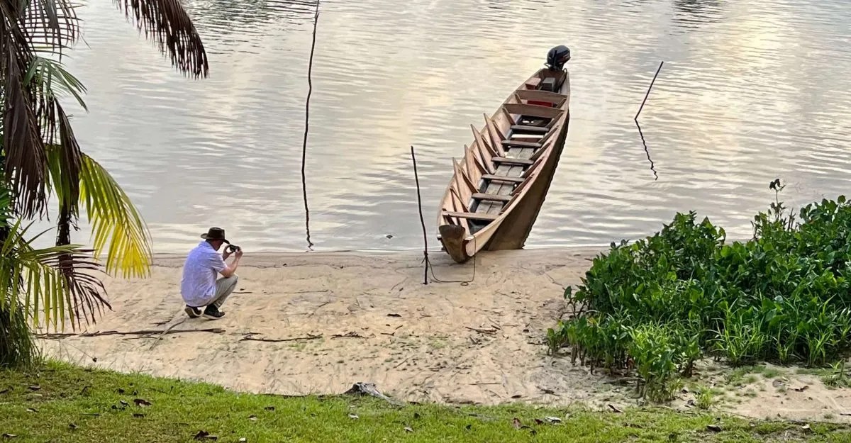 Mike Allton Influencer Photographing Suriname River