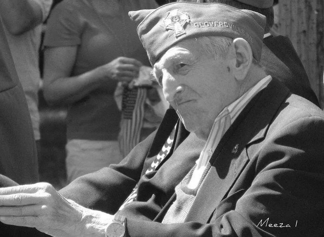 Veteran rides in Memorial Day Parade May 2009, Gloversville, NY