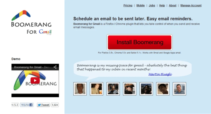 Boomerang for Gmail