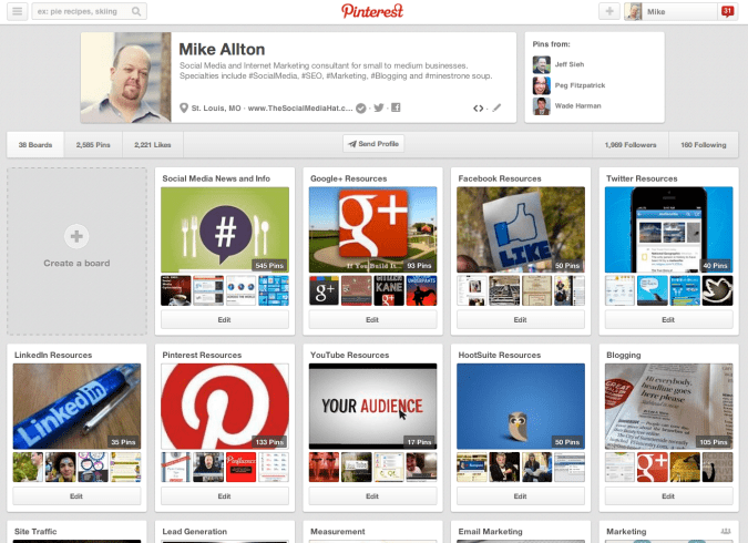 Be more diverse and detailed in your Pinterest Board setup.