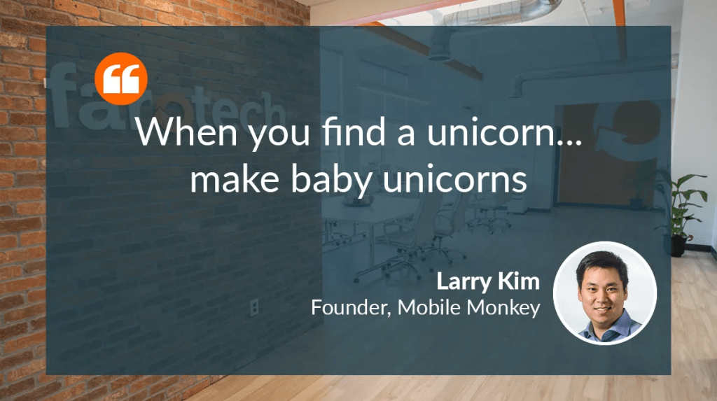 Quote from Larry Kim that applies to the use of programmatic advertising to promote virtual events.