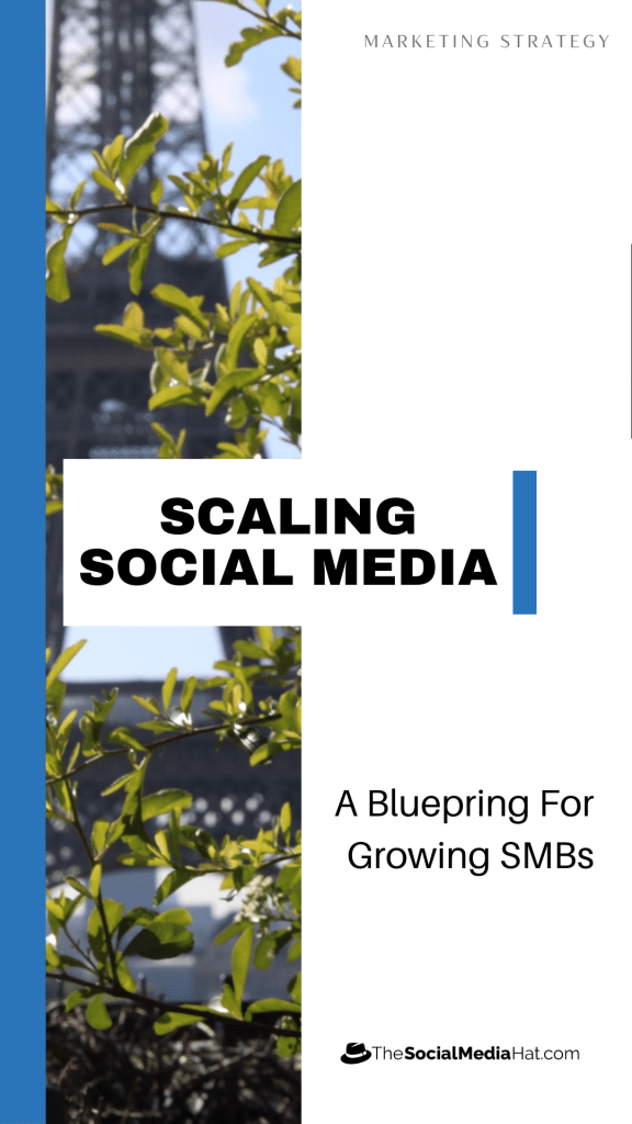 Is your business on a growth trajectory? Make sure your marketing is too, and that means scaling social media.